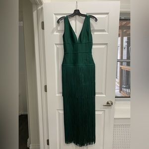 Herve Leger Fringed Bandage Gown